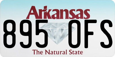 AR license plate 895OFS