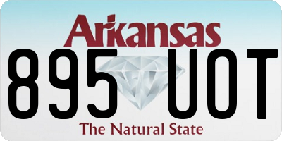 AR license plate 895UOT