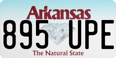 AR license plate 895UPE