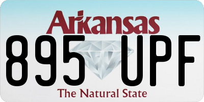 AR license plate 895UPF