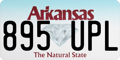 AR license plate 895UPL