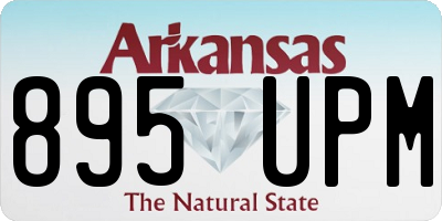 AR license plate 895UPM
