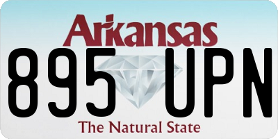 AR license plate 895UPN