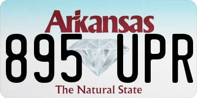 AR license plate 895UPR