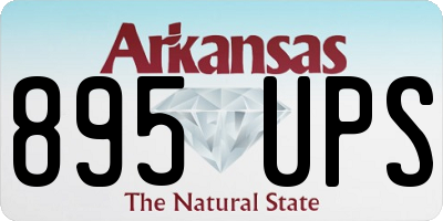 AR license plate 895UPS