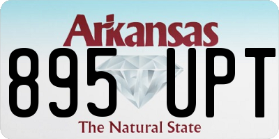 AR license plate 895UPT