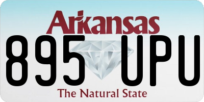 AR license plate 895UPU