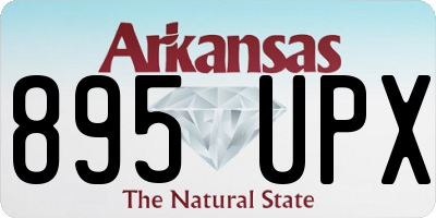AR license plate 895UPX