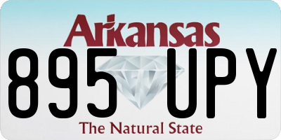AR license plate 895UPY