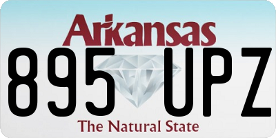 AR license plate 895UPZ