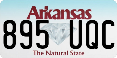 AR license plate 895UQC