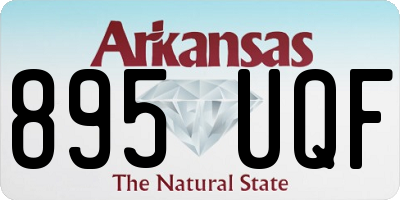 AR license plate 895UQF