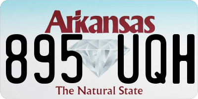 AR license plate 895UQH