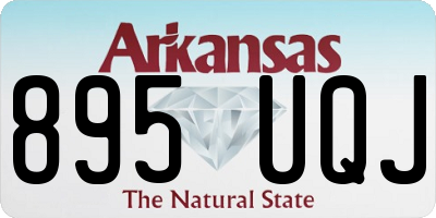 AR license plate 895UQJ