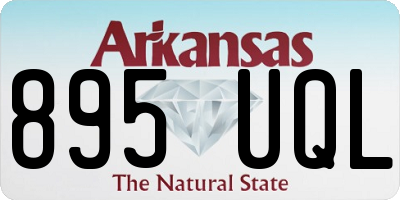AR license plate 895UQL