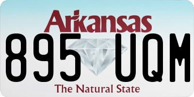 AR license plate 895UQM
