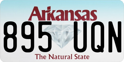 AR license plate 895UQN
