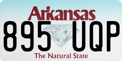 AR license plate 895UQP