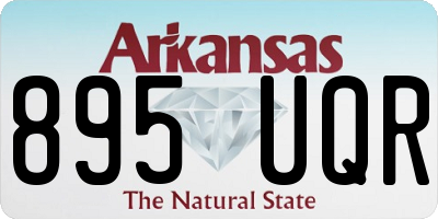 AR license plate 895UQR