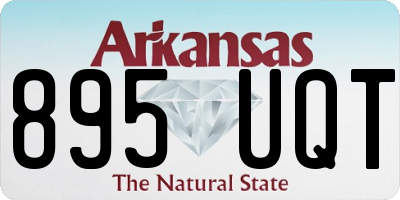 AR license plate 895UQT