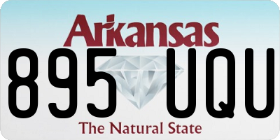 AR license plate 895UQU