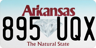 AR license plate 895UQX