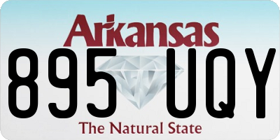 AR license plate 895UQY