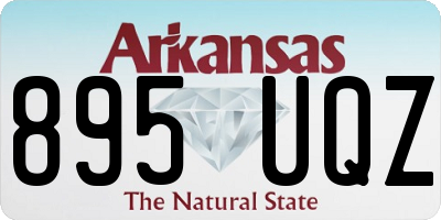 AR license plate 895UQZ