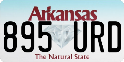 AR license plate 895URD