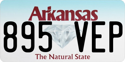 AR license plate 895VEP