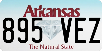 AR license plate 895VEZ