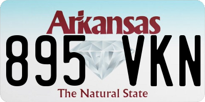 AR license plate 895VKN