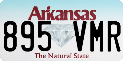 AR license plate 895VMR