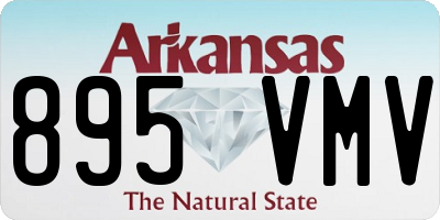 AR license plate 895VMV