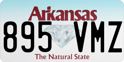 AR license plate 895VMZ