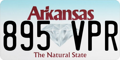 AR license plate 895VPR