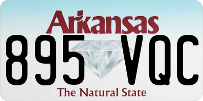 AR license plate 895VQC