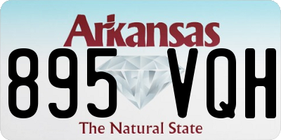 AR license plate 895VQH