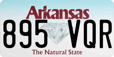 AR license plate 895VQR