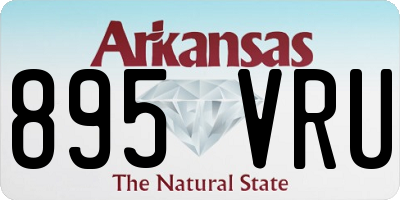 AR license plate 895VRU