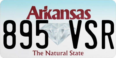 AR license plate 895VSR