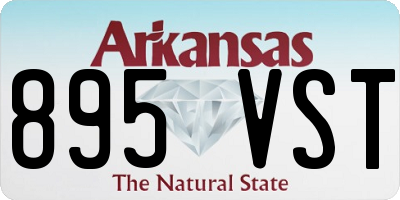 AR license plate 895VST