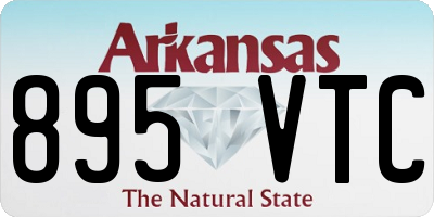 AR license plate 895VTC