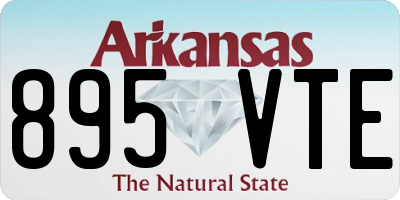 AR license plate 895VTE