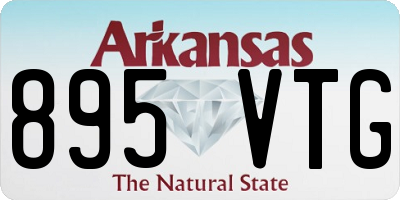 AR license plate 895VTG