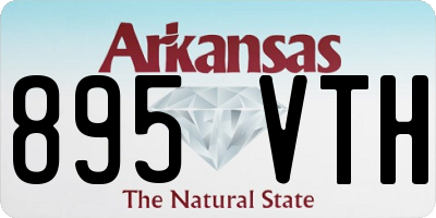 AR license plate 895VTH