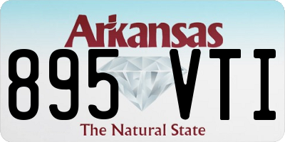 AR license plate 895VTI