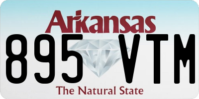 AR license plate 895VTM