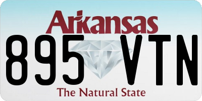 AR license plate 895VTN