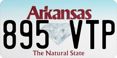 AR license plate 895VTP
